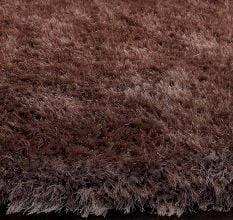 Modern Brown Shaggy Living Mat